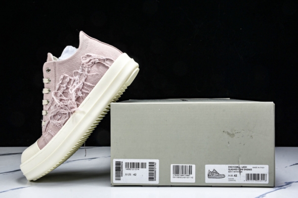 Rick Owens lash Slashed Low Sneaks DSO01C6800 