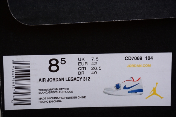 Nike Air Jordan Legacy 312 Low CD7069-104 