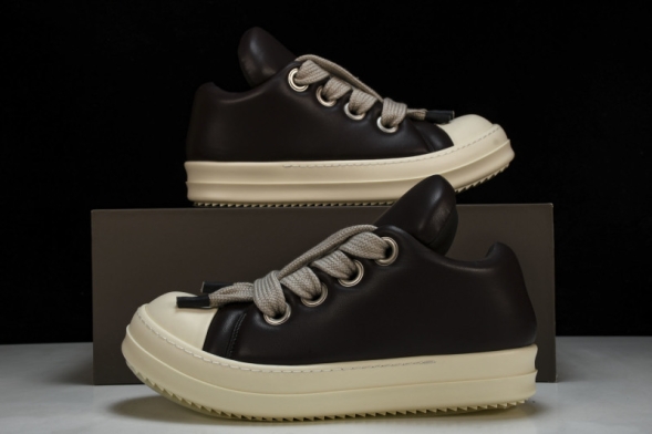 Rick Owens Jumbo Lace Padded Lowsneaks RU02C7893 LLPW2 