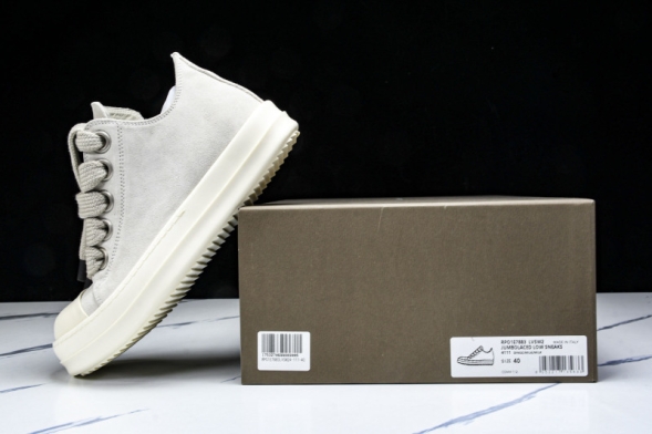 Rick Owens Jumbolaced Low Sneak RPO1E7883 LVSW2 