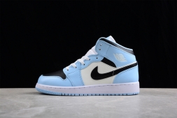 Nike Air Jordan 1 Mid University Blue 555112-401