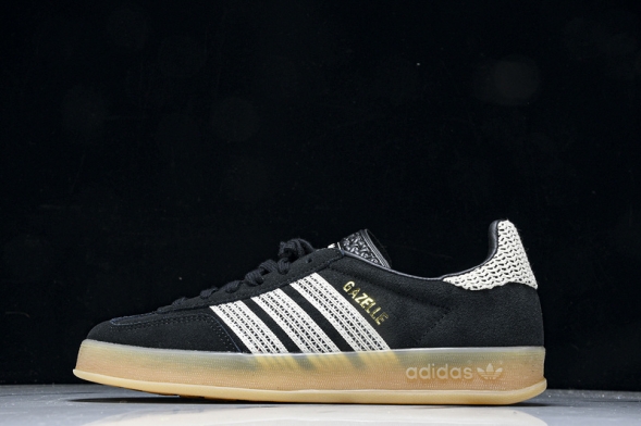 Adidas Gazelle Indoor Core Black Wonder White JI2755  