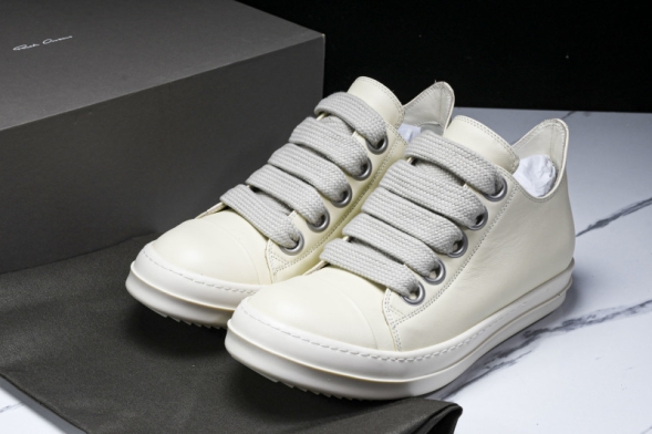 Rick Owens RO Low Sneak Milk/Milk 