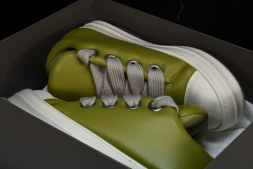 Rick Owens Jumbo Lace Padded Lowsneaks RU02C7893 LLPW2