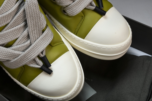 Rick Owens Jumbo Lace Padded Lowsneaks RU02C7893 LLPW2 