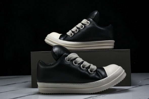 Rick Owens jumbo Lace Padded Low Sneaks RU02C7893 LLPW2 