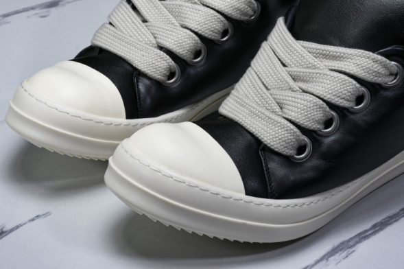 Rick Owens jumbo Lace Padded Low Sneaks RU02C7893 LLPW2 