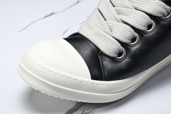 Rick Owens jumbo Lace Padded Low Sneaks RU02C7893 LLPW2 