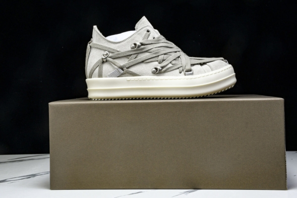 Rick Owens Megalaced Low Sneaks RU01E5886 LVSW1 