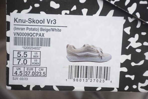 Vans x Imran Potato Logo Vr3 VN0009QCPAX 