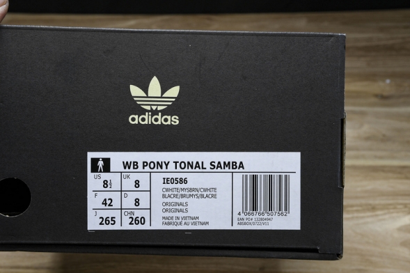 Wales Bonner x Adidas Samba Pony Tonal IE0586 